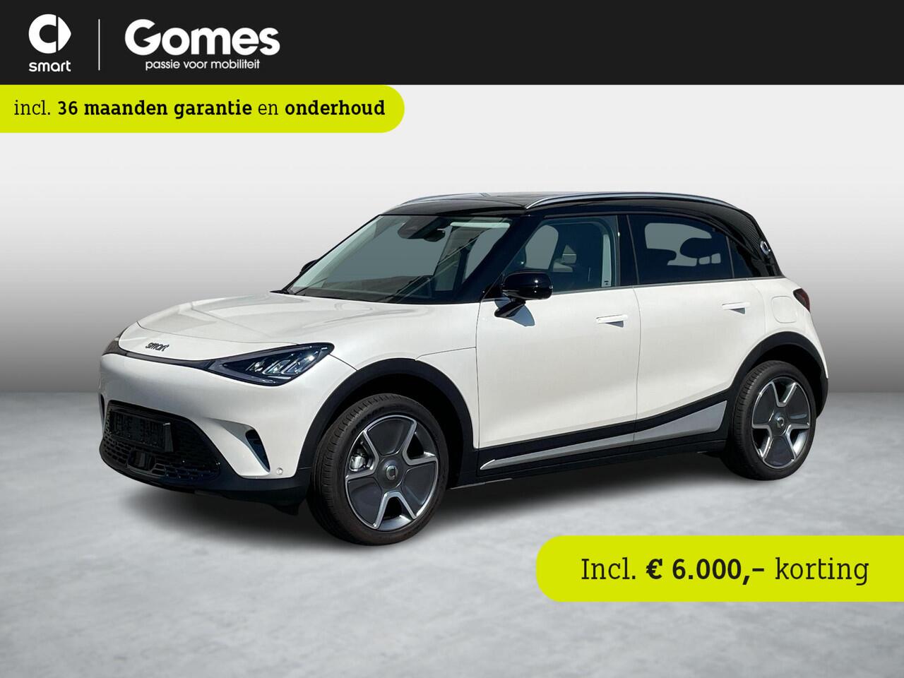 Smart #1 Pro+ | Panoramadak | CyberSparks LED Koplampen | Apple CarPlay | Android Auto | 360° Camera | Sfeerverlichting | Stuurverwarming | Stoelverwarming | Elektrisch Verstelbare Voorstoelen | 7,4 KW Laden
