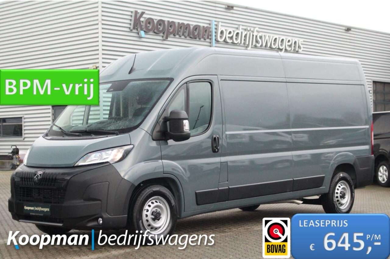 Peugeot BOXER 2.2BlueHDi 180pk S&S L3H2 3.5t | Automaat | Carplay/Android | Camera | Cruise | Lease 645,- p/m