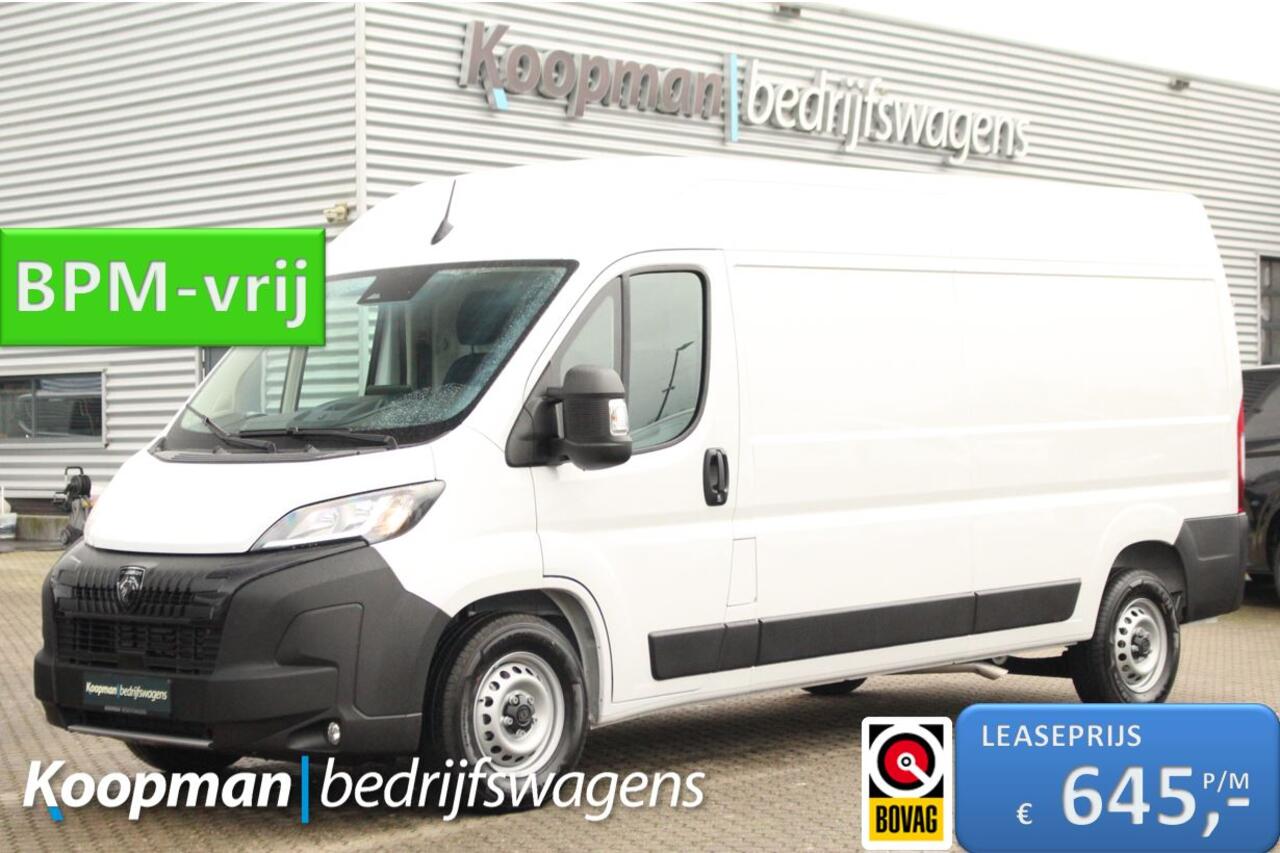 Peugeot BOXER 2.2BlueHDi 180pk S&S L3H2 3.5t | Automaat | Carplay/Android | Camera | Cruise | Lease 645,- p/m