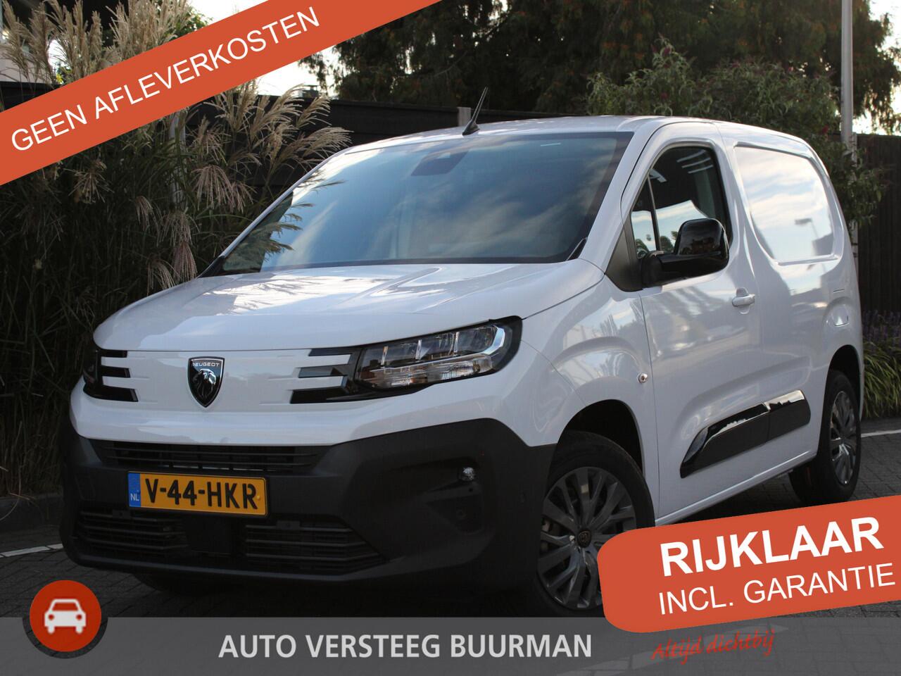 Peugeot PARTNER 1.5 BlueHDi 100PK S&S L1 Navigatie, Achteruitrijcamera, Trekhaak, Dab, Bluetooth, Parkeersensoren voor & achter