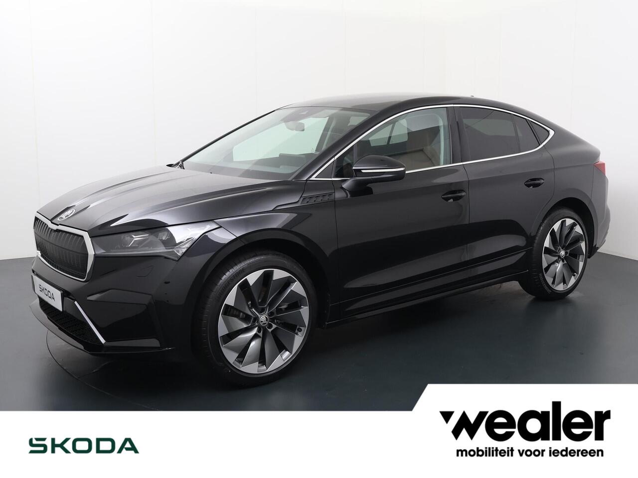 Skoda Enyaq iV Coupé 60 Business Edition Plus 180 pk | Panodak | Bruin leder | Navi | 21″ | 395 km actieradius |