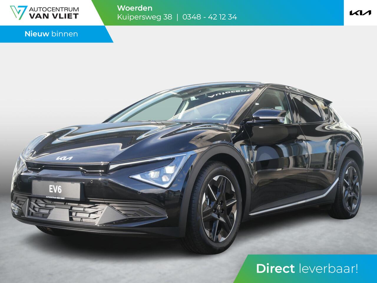 KIA EV6 Light Edition 63 kWh l Levering Maart l Aurora Black Pearl l 428 km Actieradius