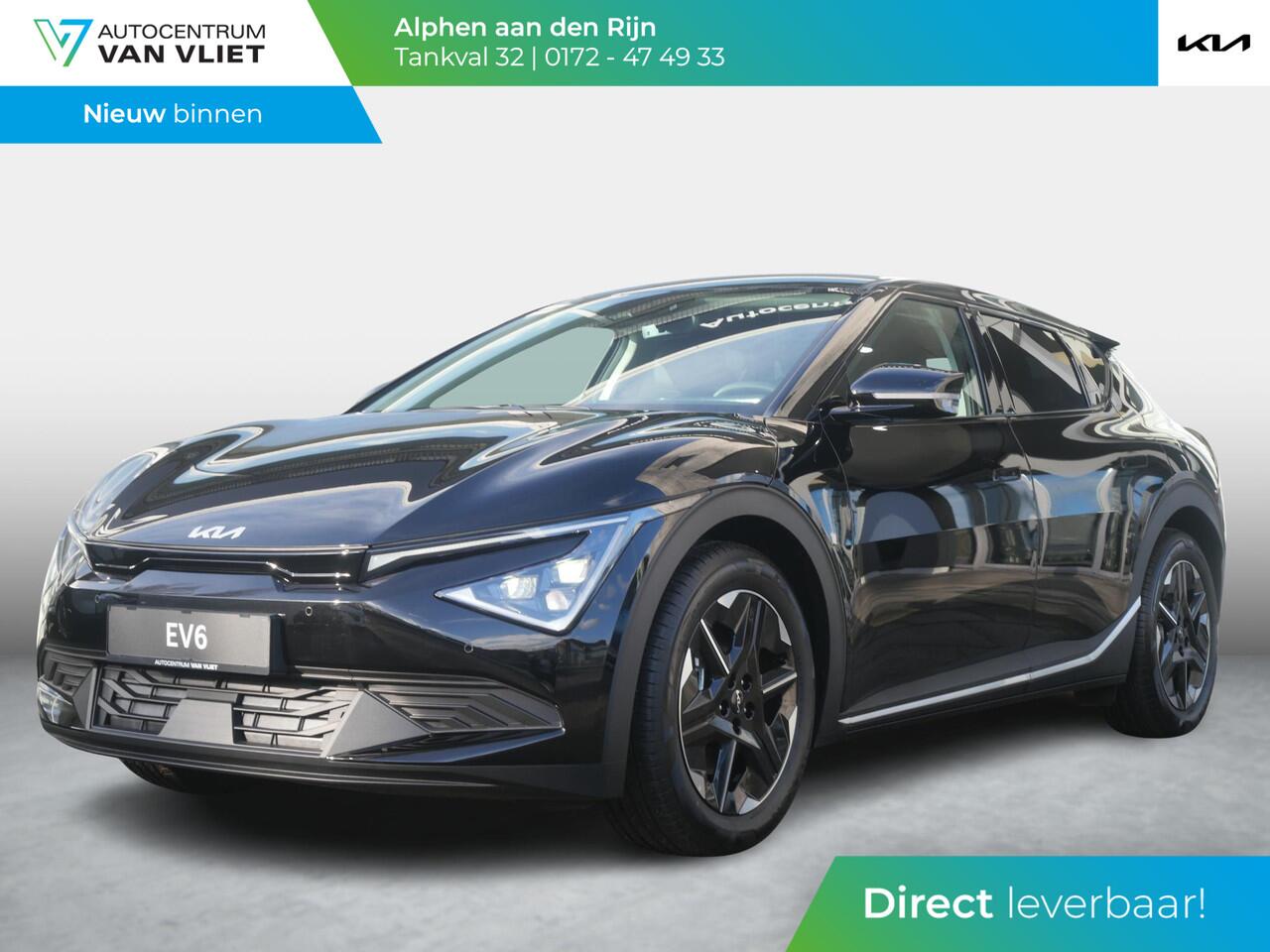 KIA EV6 Light Edition 63 kWh l Levering Maart l Aurora Black Pearl l 428 km Actieradius