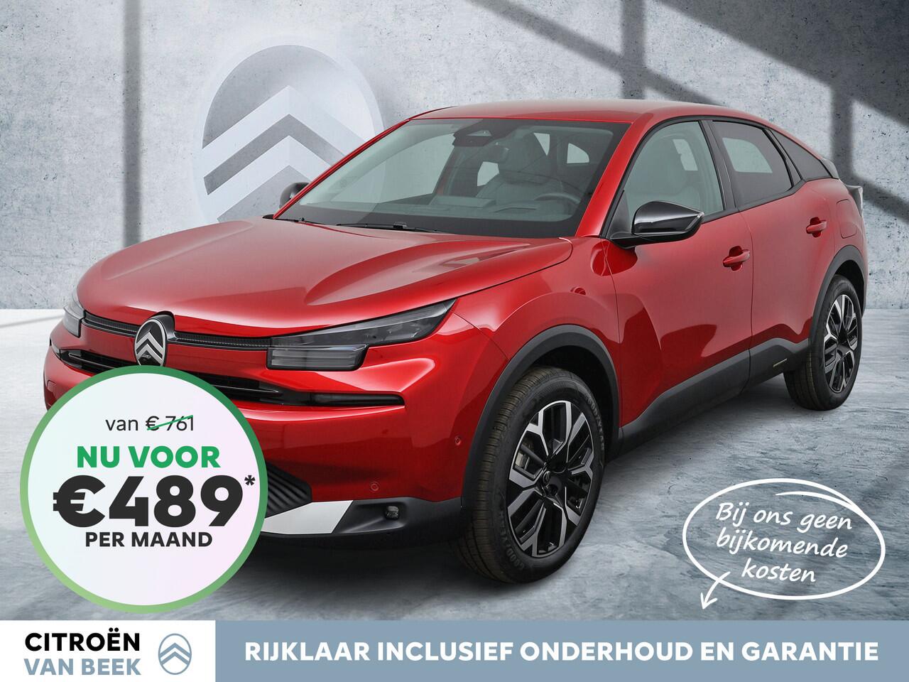 Citroen C4 Hybrid 136 PK Automaat Max | Private Lease 36 mnd 10.000 p.j. ¤489,- | Adaptive Cruise Control | Camera voor + achter |