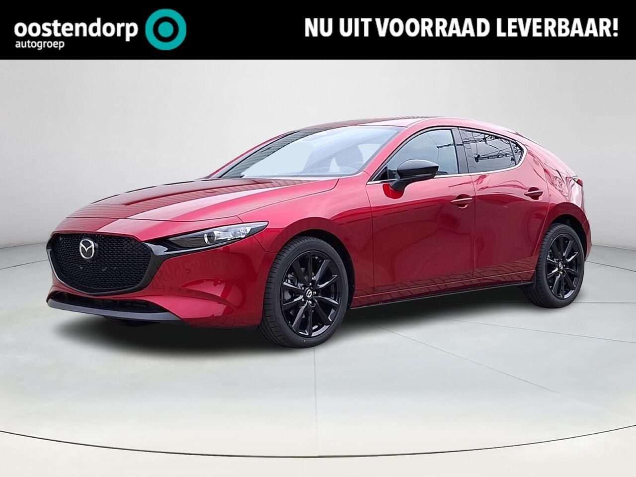 Mazda 3 2.0 e-SkyActiv-X M Hybrid 186 Homura | Navigatie en draadloze Applecarplay/Android auto | Stoelverwarming | Cruise control | Climate control | Lichtmetalen velgen |