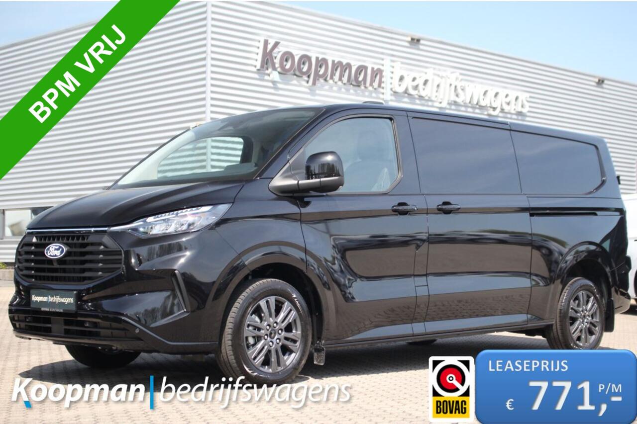 Ford TRANSIT CUSTOM 300 2.0TDCI 170pk L2H1 Limited | Automaat | L+R Zijdeur | Adaptive cruise | LED | BLIS | Sync 4 13″ | Keyless | Camera | LMV | Lease 771,- p/m