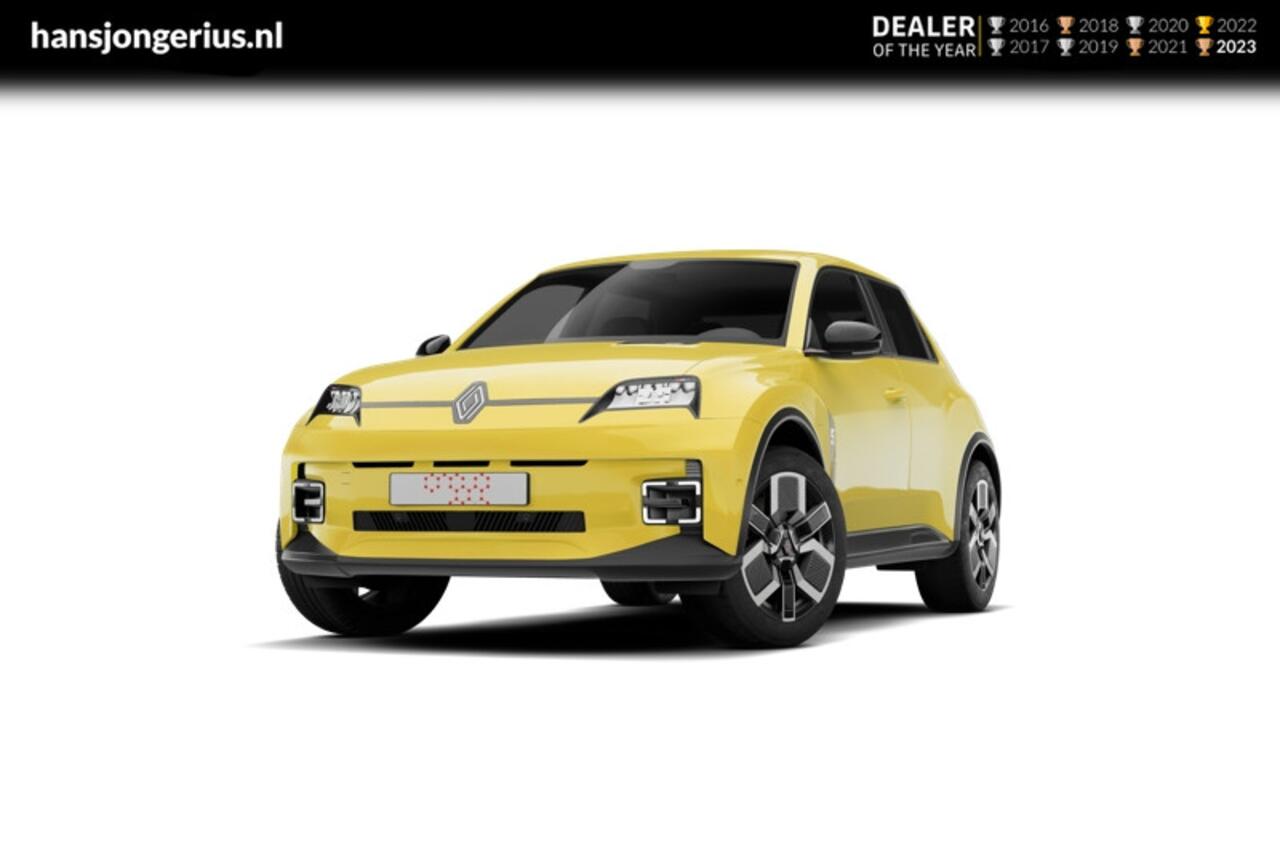 Renault 5 E-TECH comfort range 10 1AT Iconic cinq | Achteruitrijcamera | Elektrisch verwarmbare voorstoelen | ISOFIX-bevestigingssysteem voor kinderzitjes op passagiersstoel en op de twee buitenste zitplaatsen achter