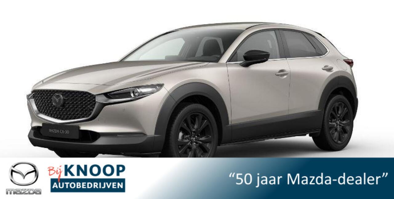 Mazda CX-30 2.0 e-SkyActiv-X M Hybrid Homura 186PK Automaat: ¤ 3.100,- VOORRAADKORTING