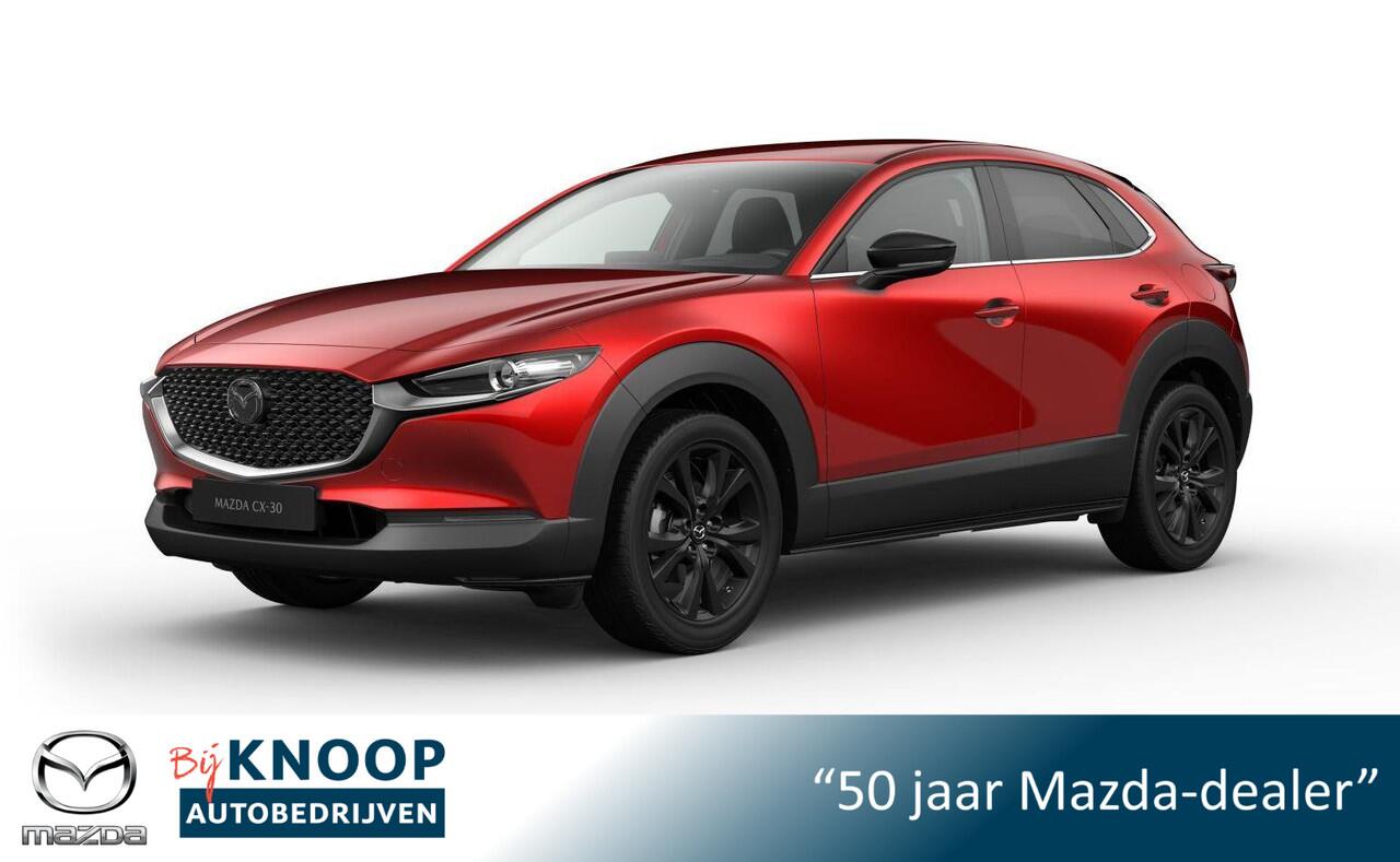 Mazda CX-30 2.0 e-SkyActiv-X M Hybrid Homura 186PK Automaat: ¤ 3.100,- VOORRAADKORTING