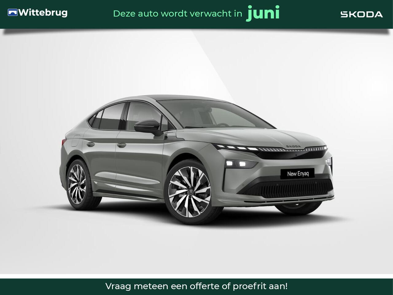 Skoda Enyaq iV Coupé 85 Sportline 21″ lichtmetalen velgen / Business upgrade pakket – advanced / ¤2000 inruilpremie