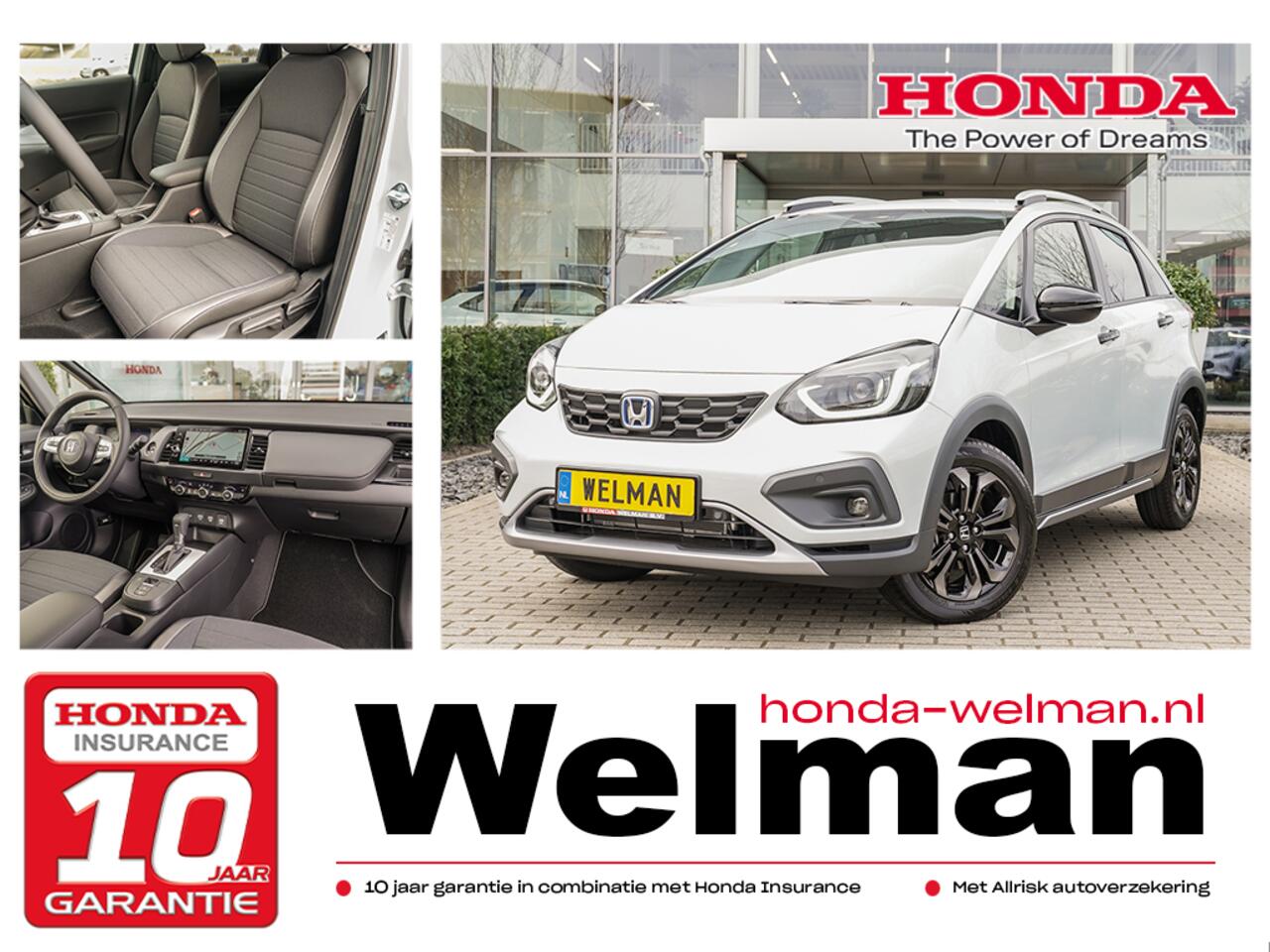 Honda JAZZ 1.5i e:HEV ADVANCE CROSSTAR – NIEUW – 122 PK FULL HYBRID