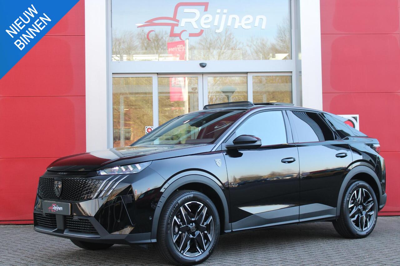 Peugeot 3008 1.2 Hybrid 136PK AUTOMAAT GT | PANORAMISCH SCHUIF/KANTEL DAK | LEDEREN BEKLEDING | STOEL/ACHTERBANK VERWARMING | STOEL KOELING | ELEKTRISCH BEDIENBARE VOORSTOELEN MET GEHEUGENFUNCTIE | ELEKTRISCH BEDIENBARE ACHTERKLEP | 360° CAMERA | MASSAGE STOELEN | 19″