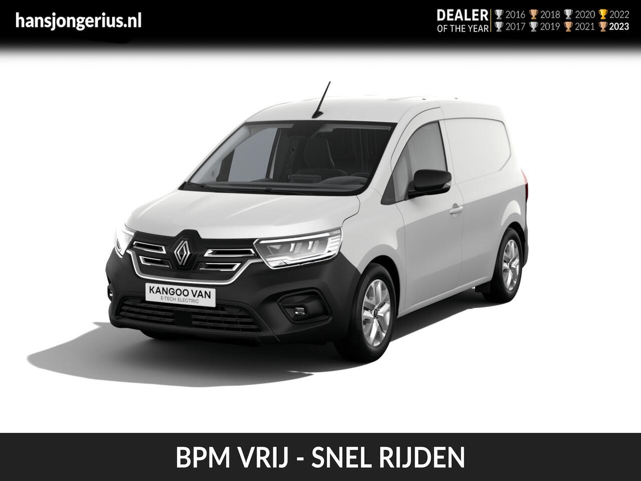 Renault KANGOO E-TECH Gesloten Bestel L1H1 44kWh 120 1AT Extra | Achteruitrijcamera | Adaptive cruise control met instelbare snelheidsbegrenzer | Blind Spot Warning