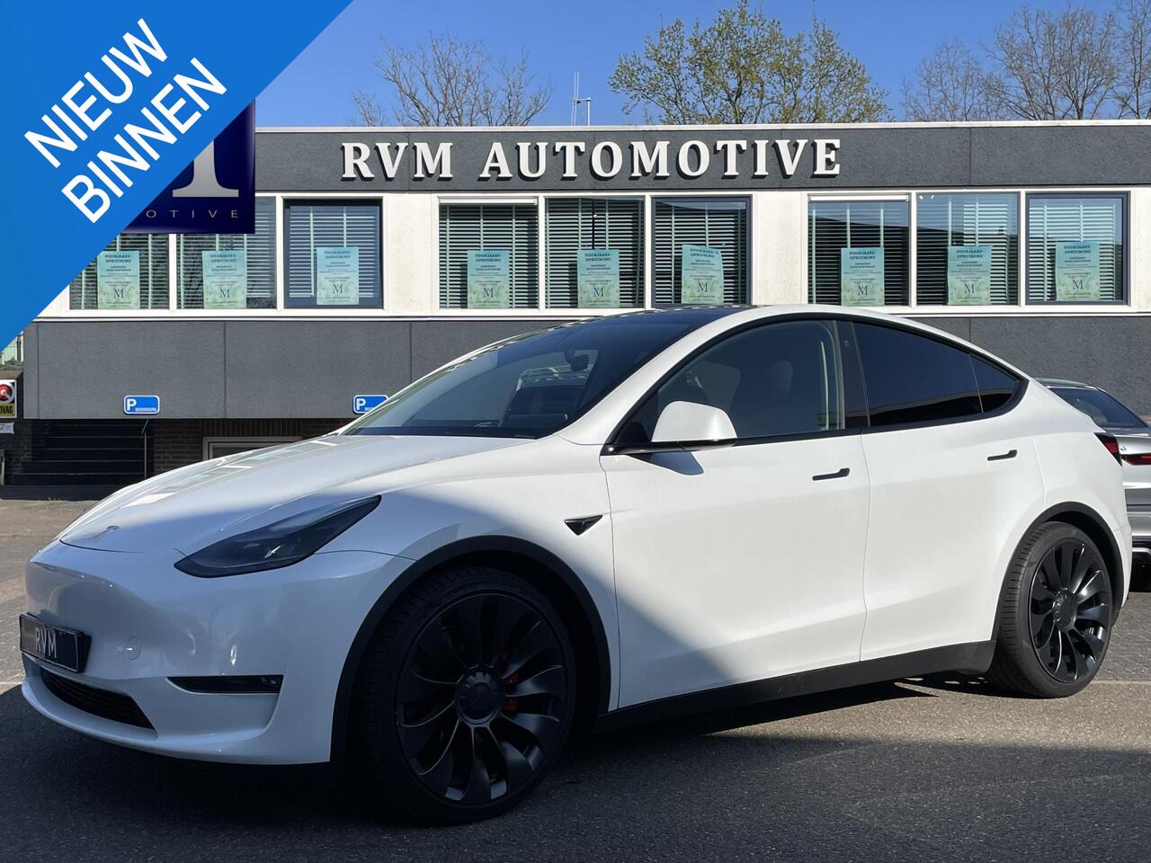 Tesla Model Y Performance AWD 75 kWh VAN ¤44.900,- VOOR ¤42.440,- UW LENTEVOORDEEL: ¤2.460 | TESLA GARANTIE T/M 3-2027