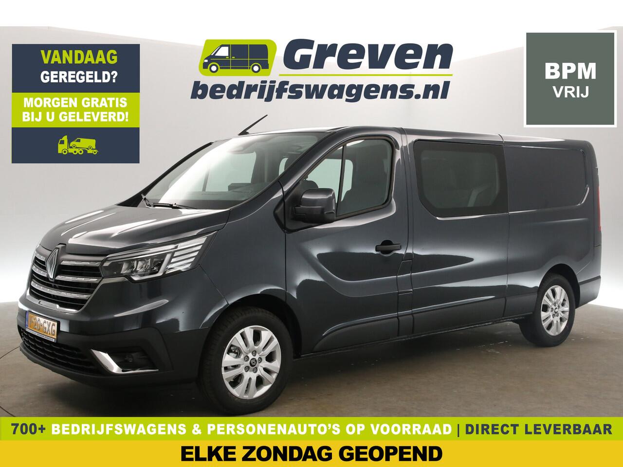 Renault TRAFIC 2.0 Blue dCi T29 L2H1 | BPM VRIJ | Dubbele Cabine | 5 Persoons | Airco Camera Cruise Carplay Trekhaak LED PDC 17″LMV