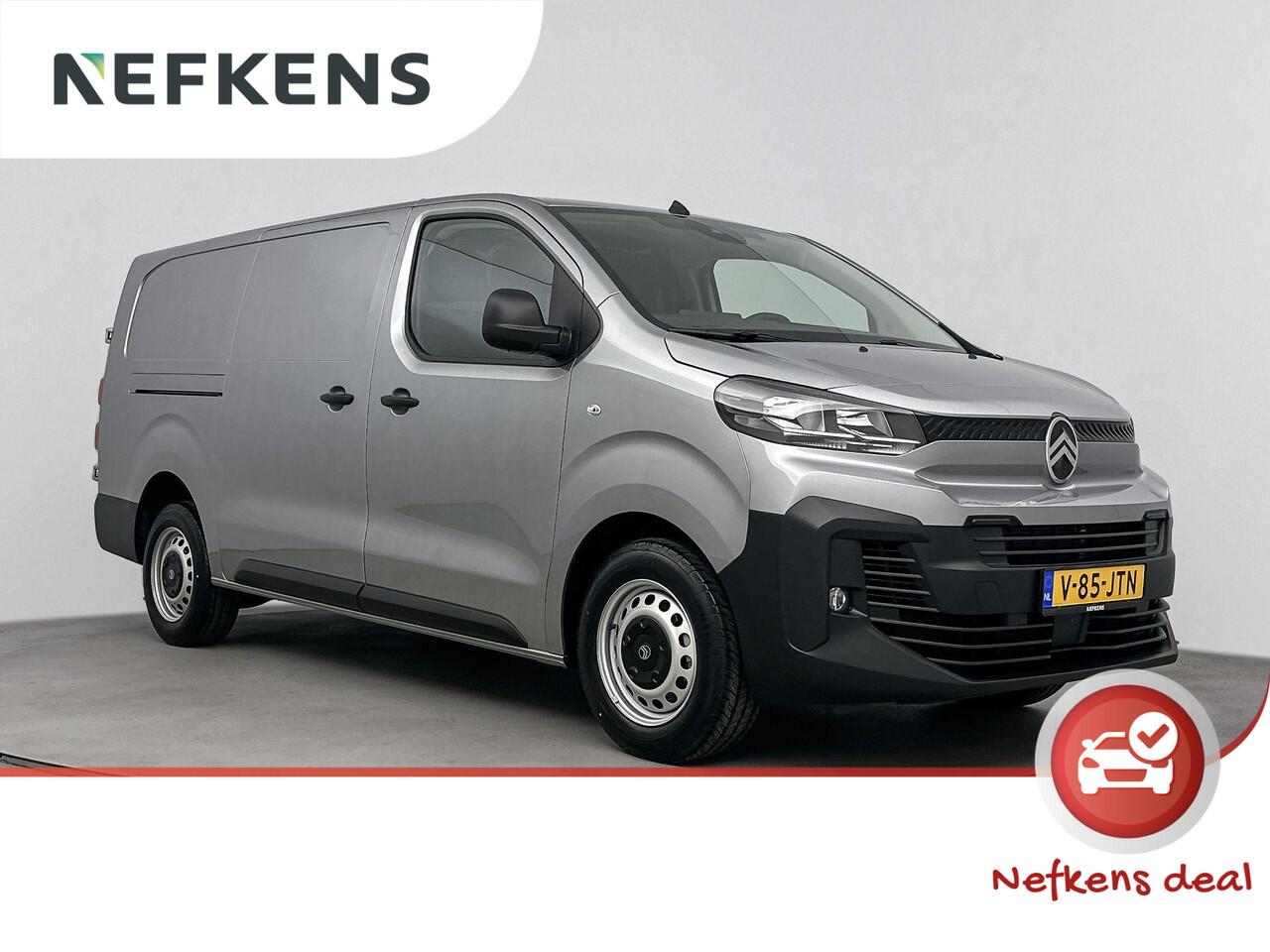 Citroen JUMPY 2.0 180 pk Automaat Long | BPM VRIJ!! | Navigatie | Camera | Vloerplaat | 3-zits | AppleCarPlay/AndroidAuto |