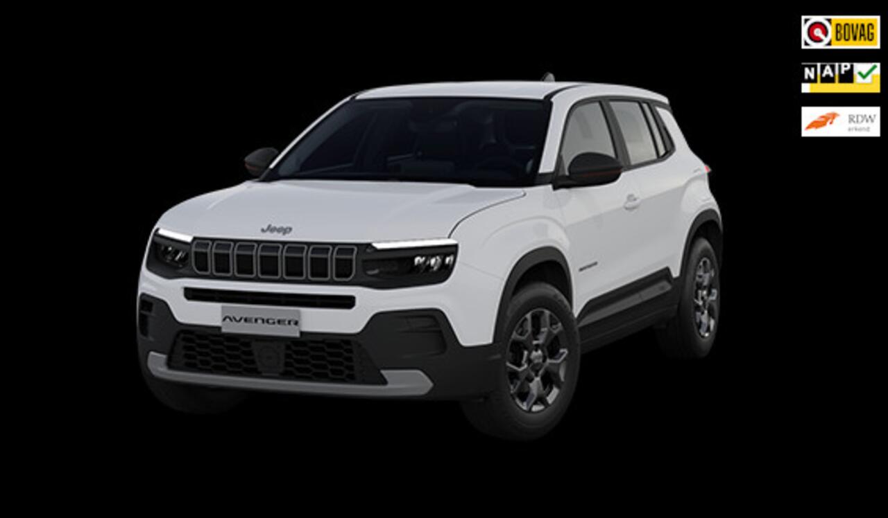 Jeep Avenger Altitude 54 kWh 5 STUKS – 395WLTP|APPLE CARPLAY|ANDROID AUTO|LED|CRUISE CONTR.|KEYLESS GO|STANDKACHEL|1e EIG.|IN.BTW