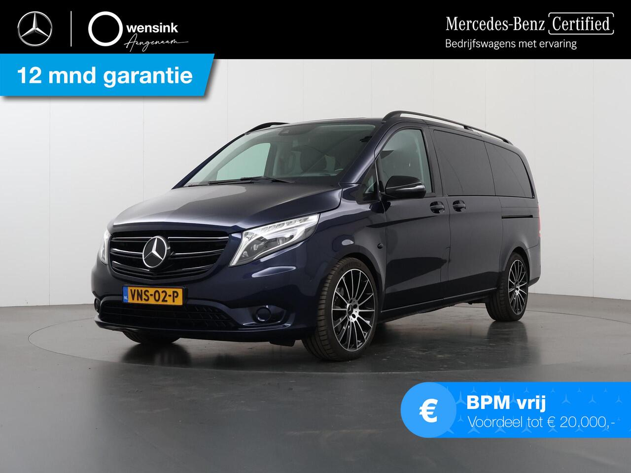 Mercedes-Benz VITO 114 CDI Aut. | L2 Lang | Lease-Edition | Cruise Control | Parkeercamera | Navigatiesysteem | Dubbele Cabine | Schuifdeur L+R | Leer/Alcantara | LM Velgen | Certified
