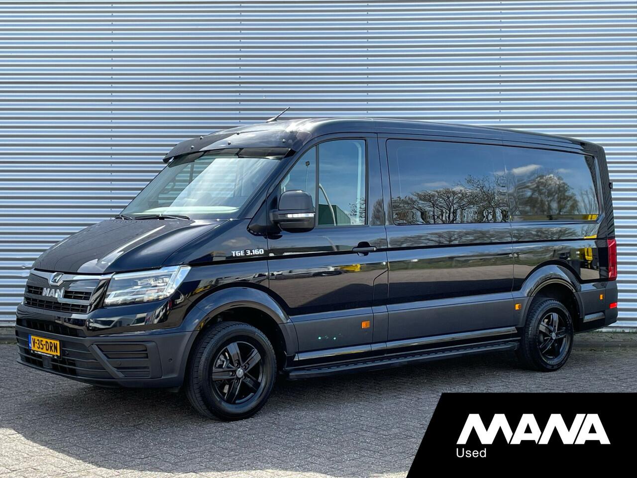 MAN TGE 3.160 164PK RWD L3H2 Dubbel cabine Automaat 3.5T trekgewicht ACC Camera PDC Sidesteps