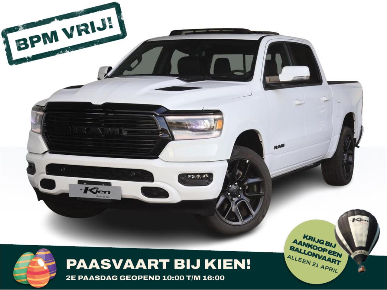 Dodge 1500 Ram 5.7 V8 4×4 Crew Cab Sport Night edition | Elektrisch Sidebars | Pano-Dak | Groot Navi | eTorque |