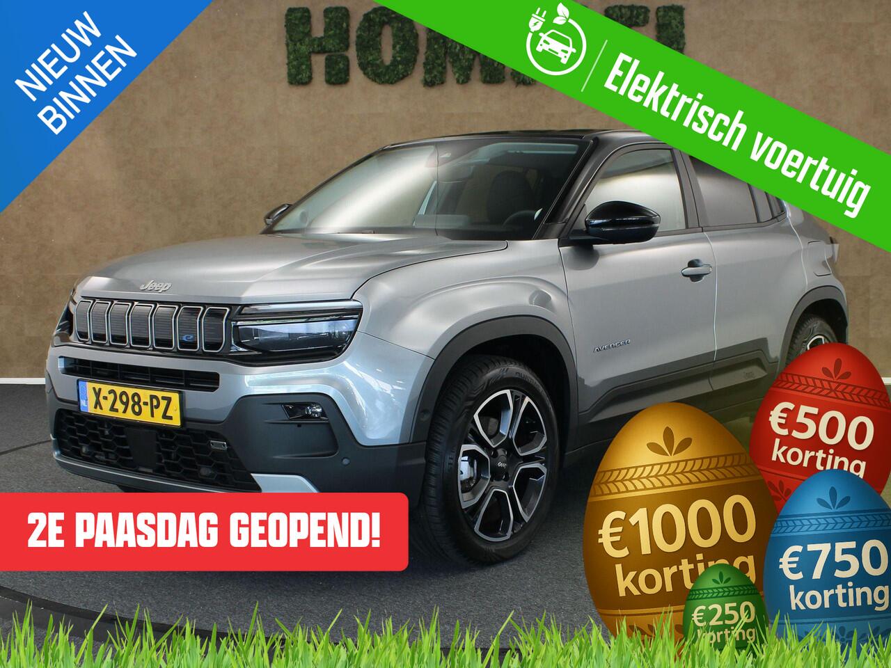 Jeep Avenger 1st Edition 54 kWh – ORIGINEEL NEDERLANDSE AUTO – ELEKTRISCHE ACHTERKLEP – PARKEERSENSOREN VOOR EN ACHTER – ACHTERUITRIJ CAMERA – NAVIGATIE – DODEHOEK DETECTIE – ADAPTIVE CRUISE CONTROL