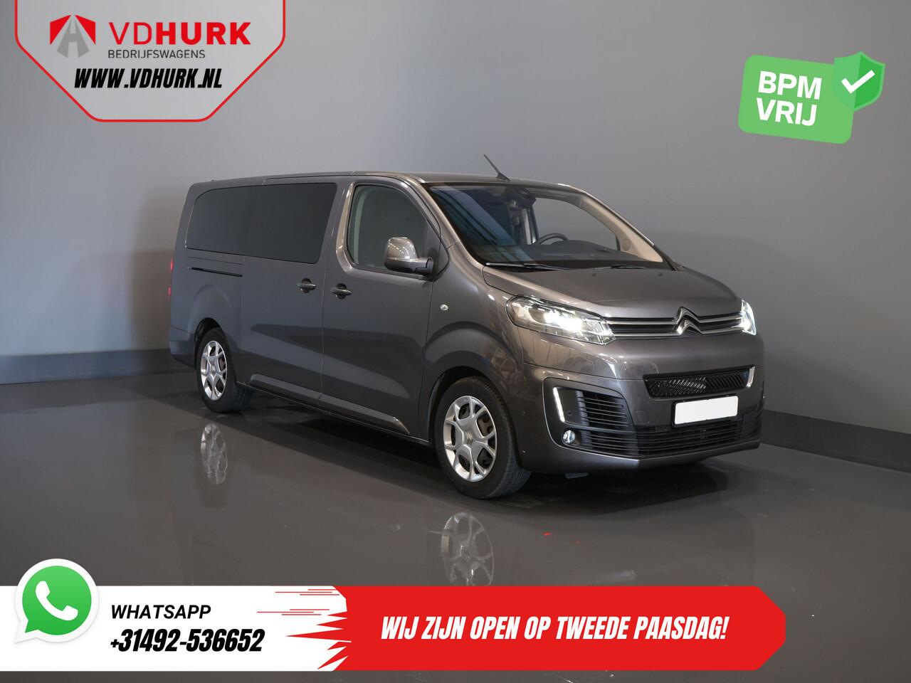Citroen ë-SpaceTourer e-Jumpy 50 kWh Aut. L3 220 km WLTP ¤32.602,00 incl. BTW Snellader/ 2x Schuifdeur/ Xenon/ Stoelverw./ Navi/ Carplay/ Climate/ Camera/ PDC/ Combi/ Kombi/ 8pers/ 8 Persoons