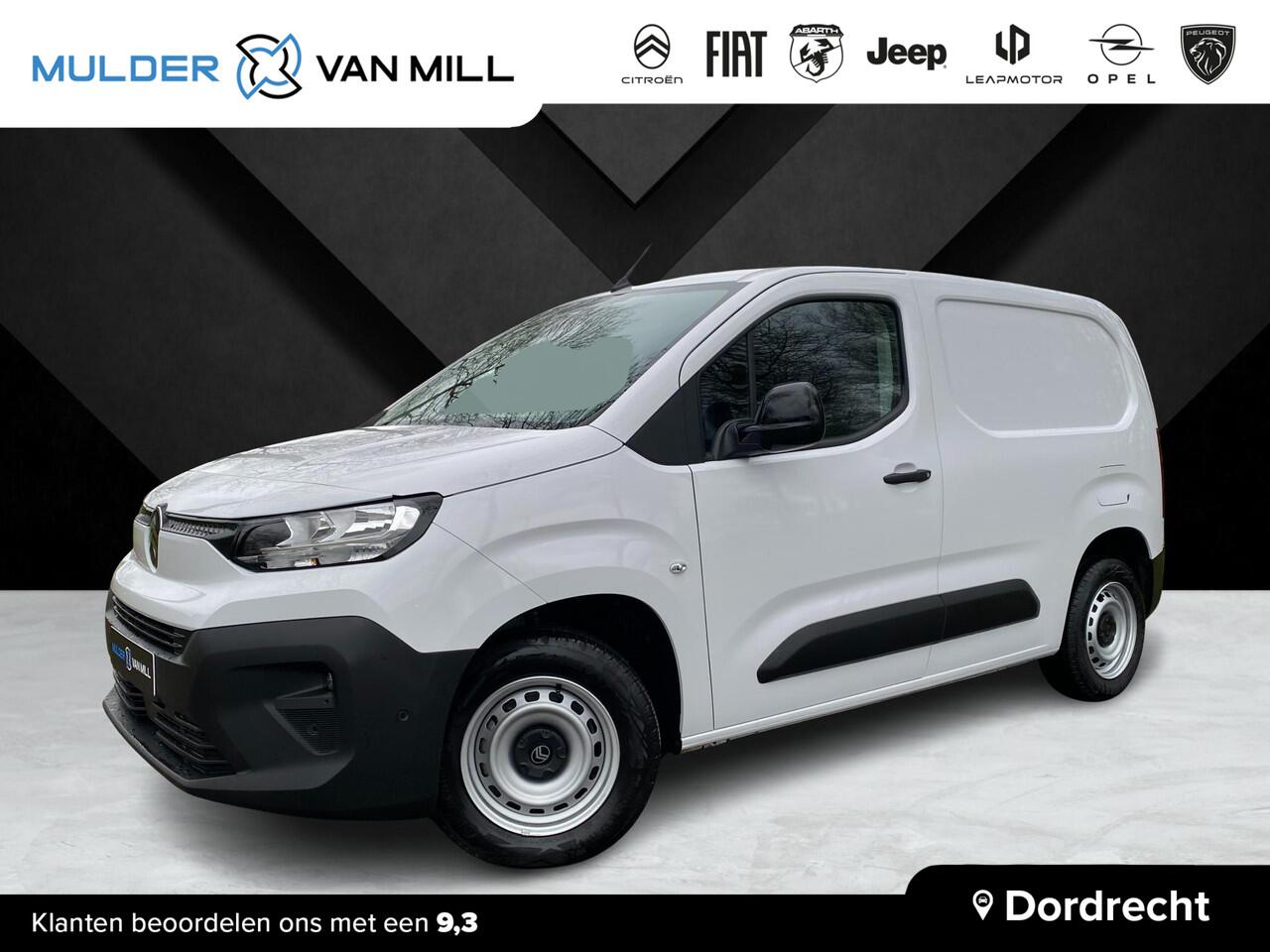 Citroen BERLINGO L1 1.5 BlueHDI 100pk | GEEN BPM | 3-zits | Houten afwerking laadruimte | NAVI | Multimedia | Apple Carplay | Android Auto | DAB+ | Achteruitrijcamera  | Dode hoek detectie | Parkeersensoren voor- en achter | Licht- en regensensor | Bestuurdersstoel comfor