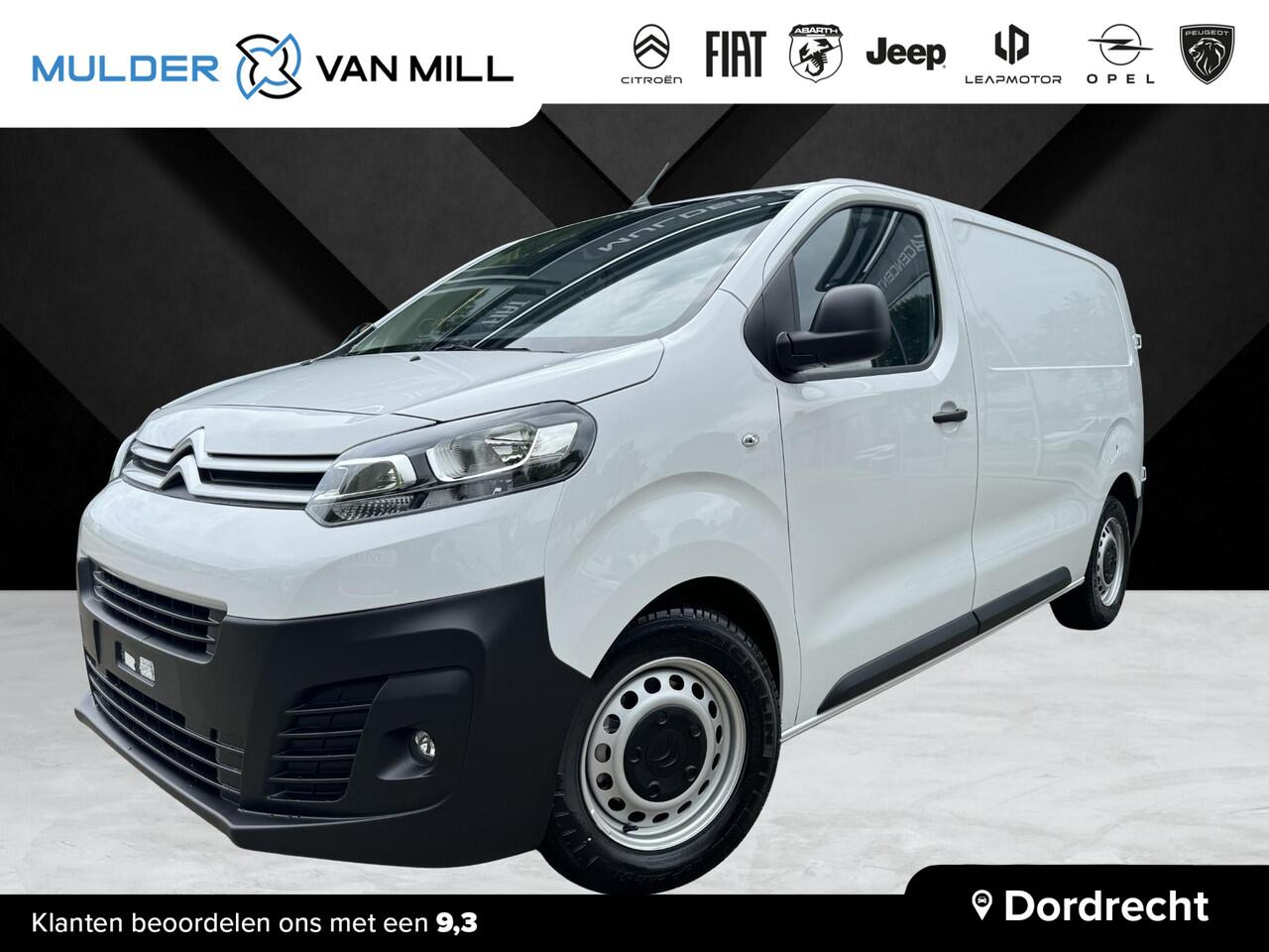 Citroen ë-Jumpy L2 50 kWh 136pk AUTOMAAT | ACTIE op = op! | 230 km WLTP | NAVI | Multimedia | Apple Carplay | Android Auto | Parkeersensoren achter | Bestuurdersstoel comfort | Bank voorpassagiers met opbergruimte| ECall pakket met geprogrammeerd voorverwarmen | Laadkabe
