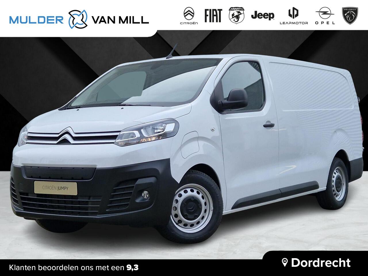 Citroen ë-Jumpy L3 75 kWh 136pk AUTOMAAT | ACTIE op = op! | 330 km WLTP | NAVI | Multimedia | Apple Carplay | Android Auto | Parkeersensoren achter | Bestuurdersstoel comfort | Bank voorpassagiers met opbergruimte| ECall pakket met geprogrammeerd voorverwarmen | Laadkabe