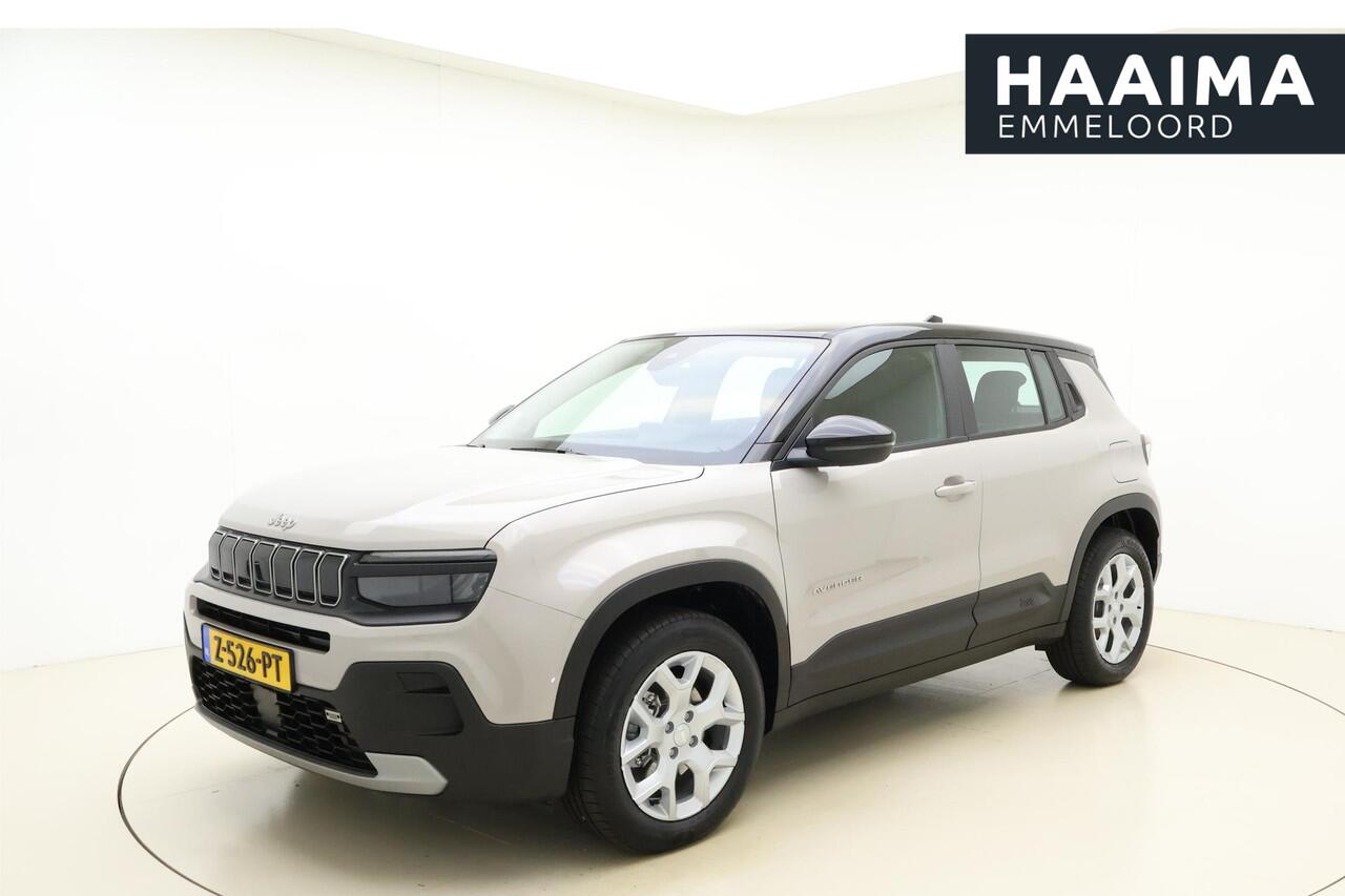 Jeep Avenger Altitude 54 kWh | Navigatie | Camera | Adaptive Cruise Control | Zwart dak | Keyless | Electrische achterklep | Draadloze telefoonlader | Bluetooth