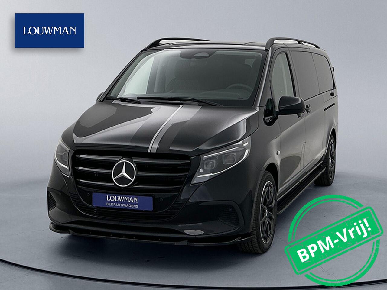 Mercedes-Benz VITO 119 CDI DC L3 *Edition* volledig Leder 19″inch AMG velgen Dubbele cabine Extra Lang Dubbele Schuifdeur Multibeam LED Trekhaak Achteruitrijcamera Betimmering