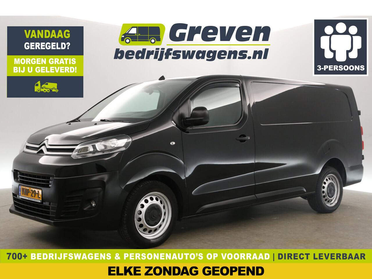 Citroen JUMPY 2.0 BlueHDI L3H1 Airco Cruise Carplay LED Parkeersensoren 3 Persoons Elektrpakket