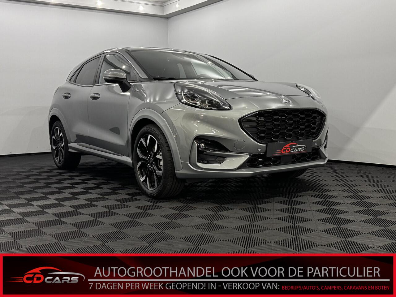 Ford PUMA 1.0 EcoBoost Hybrid ST-Line X Half leder, Camera, Navi, Winterpakket, Virtual desk, Keyless start, Cruise control