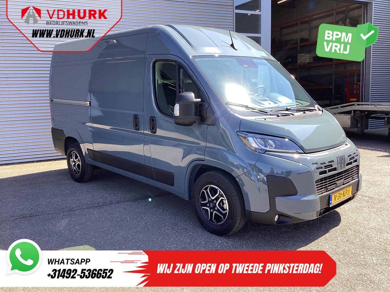 Fiat DUCATO 2.2 MJ 140 pk Aut. ZF L2H2 BPM VRIJ! LED/ Carplay/ LMV/ Climate/ Navi/ Camera/ Cruise
