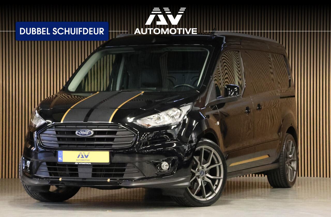 Ford TRANSIT CONNECT 1.5 EcoBlue L2 Sport 120 PK | 8-Traps Automaat | L+R Schuifdeur | Navigatie | Camera | CarPlay | Keyless Go | Climate control | Stoelverwarming | Trekhaak | Lederen bekleding | DAB | Dealer onderhouden