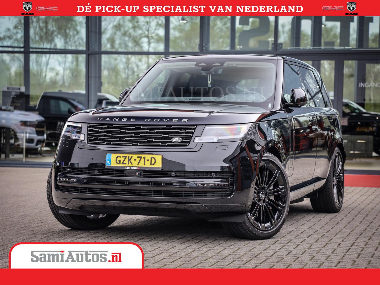 Land Rover RANGE ROVER P550e | NIGHT | GARANTIE TOT 14-03-2029 | HEAD-UP | ACHTERAS BESTURING | SOFT CLOSE | PHEV | 23 INCH VELGEN | PANORAMADAK | STUURVERWARMING | STOEL KOELING | Fabrieksgarantie tot 14-03-2029 – Geniet van gemoedsrust met uitgebreide dekking tot deze datum.