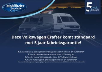 Volkswagen CRAFTER 177PK TDI Aut. Highl. 2x Deur | LED | CAM | LEDER | MASSAGE | 5JR garantie