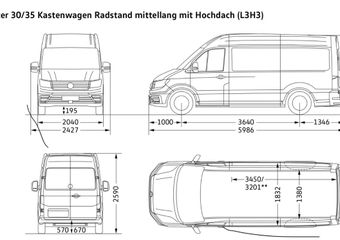 Volkswagen CRAFTER 177PK TDI Aut. Highl. 2x Deur | LED | CAM | LEDER | MASSAGE | 5JR garantie