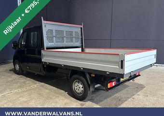 Peugeot BOXER 2.2 BlueHDi 140pk Pick up Dubbel cabine open laadbak Euro6 RIJKLAAR Airco | 7-Zits | Bluetooth telefoonvoorbereiding