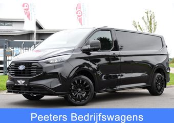 Ford TRANSIT CUSTOM 300 2.0 TDCI L2H1 Black Edition Camera, Cruise, Carplay, Sensoren, 136PK, LED, Multimedia, UNIEK!