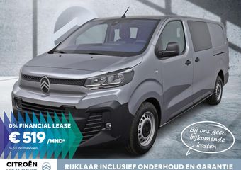 Citroen JUMPY BlueHDi 145pk Lengte 3 Dubbel Cabine | Rijklaar | 0% Financial Lease | Apple Carplay | Camera |