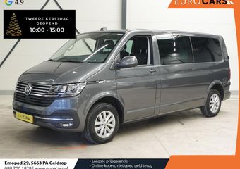 Volkswagen TRANSPORTER 2.0 TDI L2H1 28 Dubbele Cabine Highline Automaat Airco Cruise Control adaptief Parkeersensoren Trekhaak
