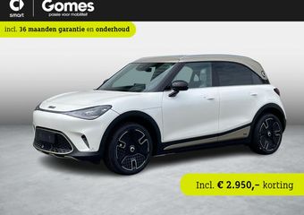Smart #1 Launch Edition | Panoramadak | CyberSparks LED+ Koplampen | Apple CarPlay | Android Auto | Beats Soundsysteem | Head-up Display | 360° Camera | Sfeerverlichting | Elektrisch Verstelbare Voorstoelen