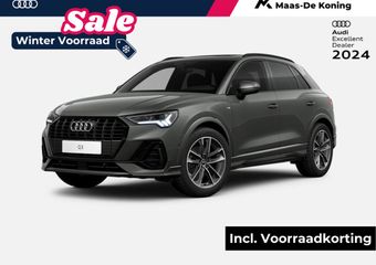 Audi Q3 S edition Competition 35 TFSI 150 PK Audi Q3 35 TFSI S edition Competition 150 PK · Panorama dak · Adaptieve cruise control · Bekleding Leder/Alcantara · SONOS Premium 3D