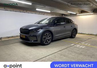Skoda Enyaq iV Coupé Sportline 180 pk | Navigatie | Panoramadak | Parkeersensoren | Achteruitrijcamera | Adaptieve cruise control | Stoelverwarming |