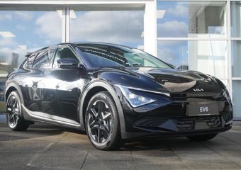 KIA EV6 Light Edition 63 kWh l Levering Maart l Aurora Black Pearl l 428 km Actieradius