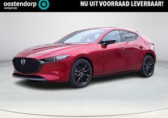 Mazda 3 2.0 e-SkyActiv-X M Hybrid 186 Homura | Navigatie en draadloze Applecarplay/Android auto | Stoelverwarming | Cruise control | Climate control | Lichtmetalen velgen |