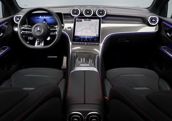 Mercedes-Benz GLC-KLASSE AMG 43 4MATIC+ Premium Aut9 | AMG Drive Unit | Distronic+ | Trekhaak | Memory | Digital Light | Panoramadak | Standkachel | Keyless Go | Surround Camera | Stoelverwarming Achter |