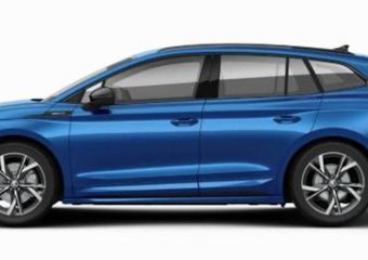 Skoda Enyaq iV Sportline Elektromotor 210 kW / 286 PK SUV Elektri | Trekhaak | Panodak | Head-up display | Canton sound | Crystal face | Verwarmde achterbank |
