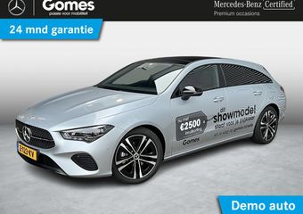Mercedes-Benz CLA-KLASSE Shooting Brake 180 Luxury Line | Night Pakket | Panoramadak | MULTIBEAM LED Koplampen | Apple CarPlay | Android Auto | Sfeerverlichting | Stoelverwarming | Parkeersensoren | Achteruitrijcamera | Elektrisch inklapbare buitenspiegels | Showmodel